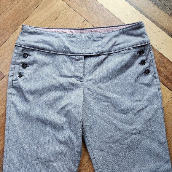 Joe B By Joe Benbassett Juniors Medium Rise Gray Pants Size 9 - Picture 4 of 16